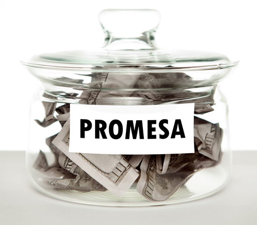 ¿También pagas con Promesas? No lo creo... no las aceptes como pago.