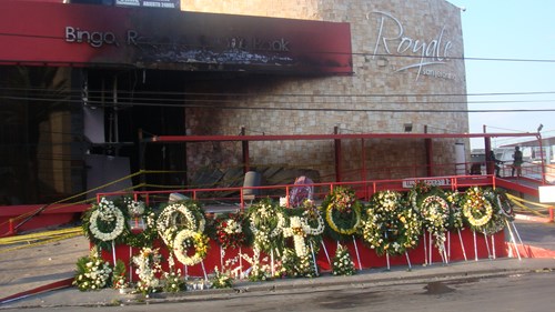 Fachada del Casino Royale en Monterrey